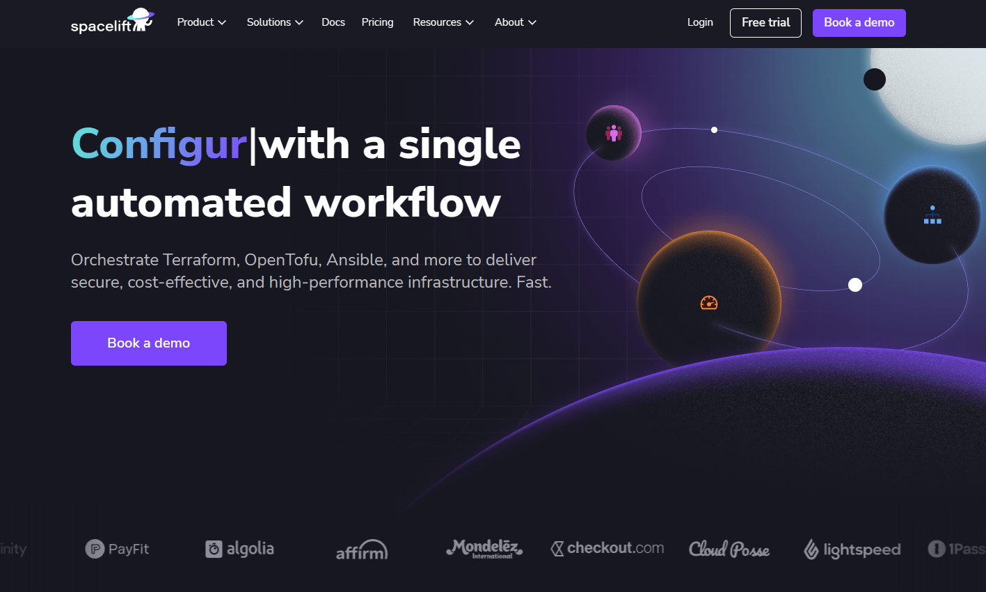 Spacelift Website Screenshot - Power Digital Case Study